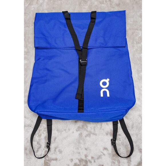 On Cloud Running Ambassador Tote Bag Pack Backpack Blue Black NEW - Picture 7 of 9